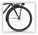 Batavus voorwiel 28 zwarte 36g. velg met naafdynamo (2,4w