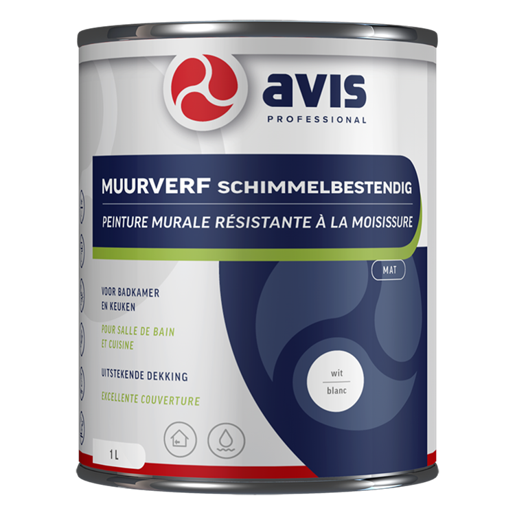 Avis professional 1074454 - avis mv schimmelb. wit mat 1lt | 1 stuks