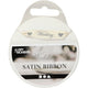 Creative Company Satin Ribbon Off-White, 10m