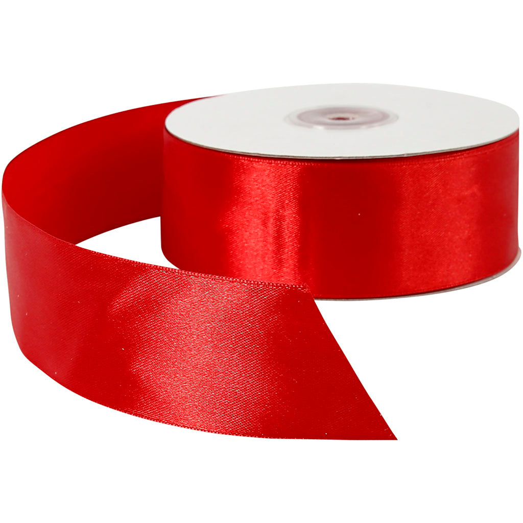 Creative Company Satin Ribbon Red, 50m