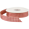 Creativ company http: www.cchobby.nl geruit-lint-b-20-mm-antiek-rood-wit-25-m-1-rol