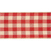 Creativ company http: www.cchobby.nl geruit-lint-b-20-mm-antiek-rood-wit-25-m-1-rol
