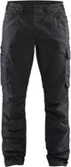 Blåkläder blaklader service pantaloni da lavoro denim stretch 1439-1141 - nero nero - c152