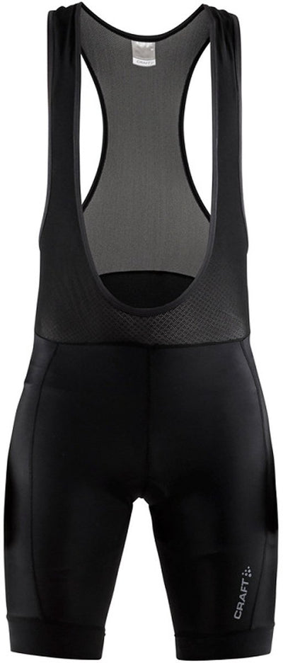 Craft - rise bib shorts - black