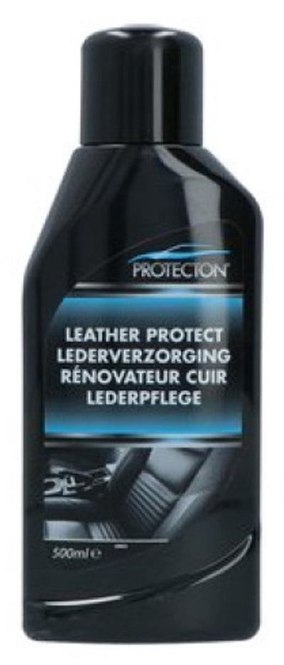 Protecton leather care - for cleaning leather and artificial leather - high cleaning power - against dirt and stains - 500ml