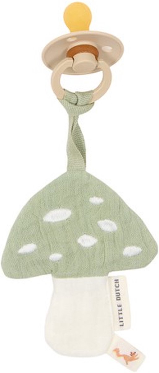 Piccolo panno per ciuccio olandese - verde - amici della foresta