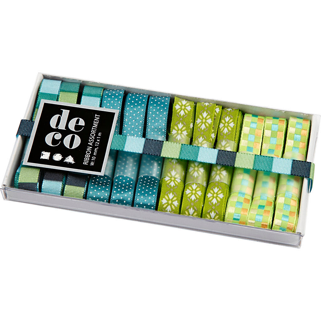 Creative Company Lint Collection Blue Green, 12st.