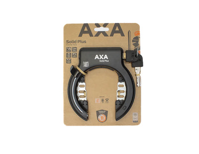 Axa Solid Plus Black Art2 Ring Lock - 150 mm - Bicicleta