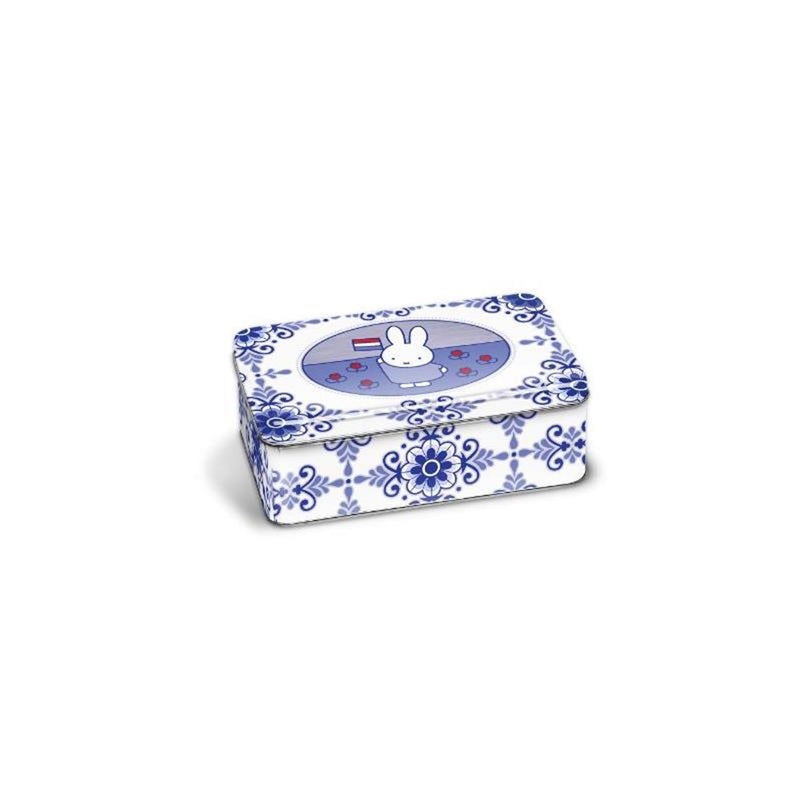 Ricordo di latta per biscotti Miffy 14x8,5x5,5 cm