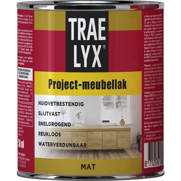 Trae-lyx 1074366 - tl prjct laca para muebles mate 250 ml | 1 pieza