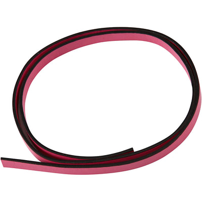 Correa Creativ Company de polipiel, ancho: 10 mm, grosor 3 mm, rosa, 1 m 1 caja