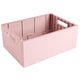 Cassetta pieghevole Sigma Home 13l rosa 350x250x145mm | 2 pezzi