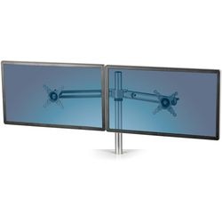 Monitor arm fellowes double lotus gray