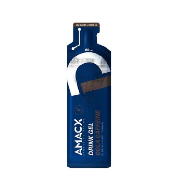 Amacx Energy Gel Drink Money 12x60ml Cola + Caffeina