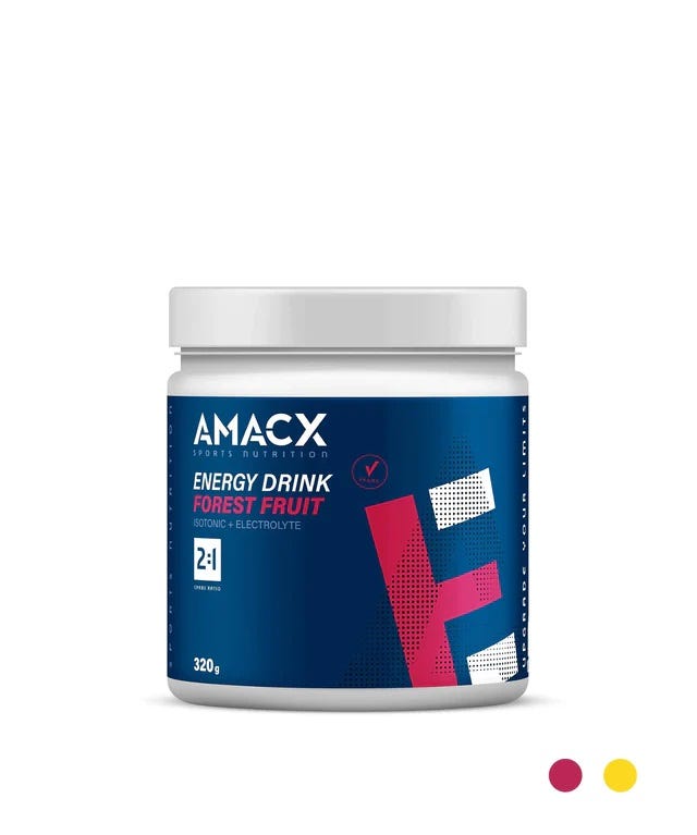 Bevanda energetica Amacx 320gr frutti di bosco