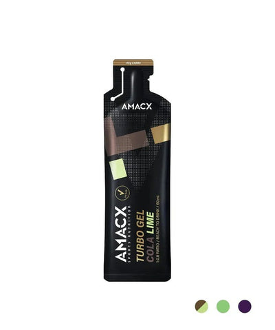 Amacx energy gel turbo gel cola lime 12x60ml