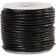 Cordón de cuero Creativ Company, grosor 1 mm, negro, 10 m 1 rollo