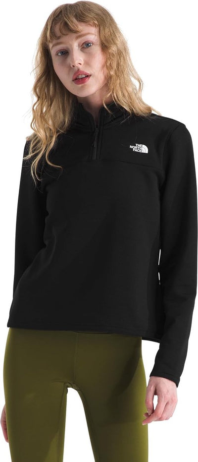 Maglione outdoor da donna The North Face W Cedar Trail Grid Fleece con 1 - 4 zip - tnf nero