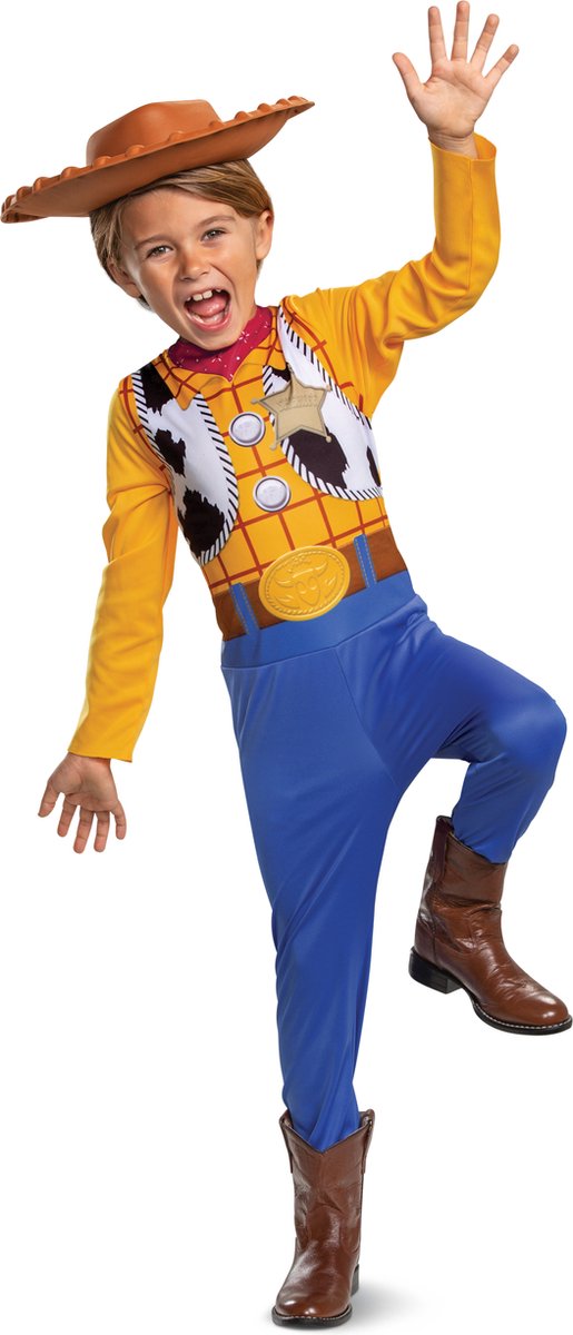 Disfraz disney - toy story 4, woody classic, talla xs (3t-4t años), niño