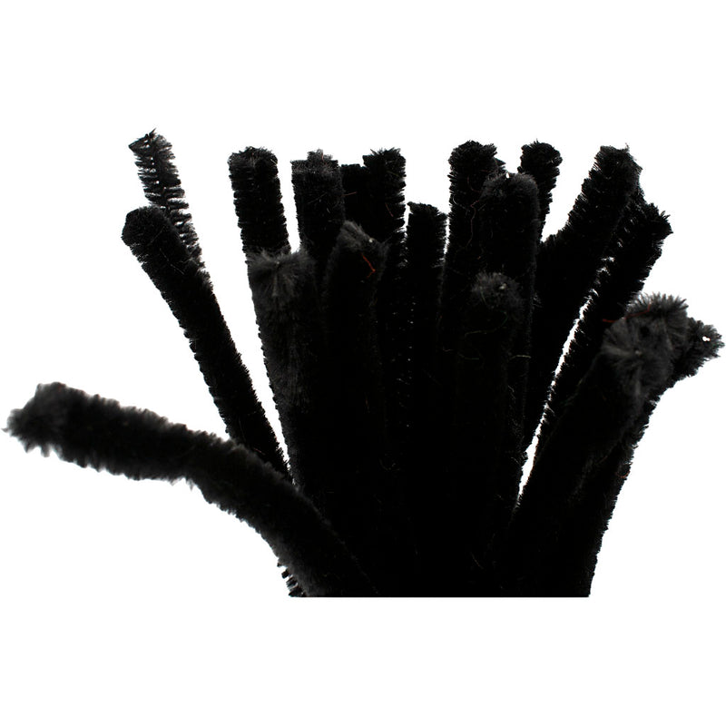 Ciniglia Creative Company, l: 30 cm, spess. 9 mm, nero, 25 pezzi 1 scatola