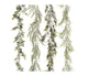 Decoris guirlande sneeuwfinish 180cm assorti