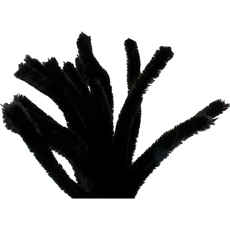 Ciniglia Creative Company, l: 30 cm, spess. 15 mm, nero, 15 pezzi 1 scatola