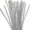 Creativ company chenille zilver 30cm, 24st.