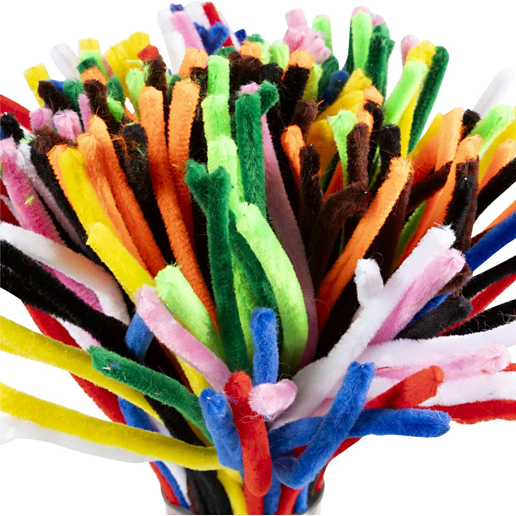 Color de alambre de Chenille 30 cm, 200st.