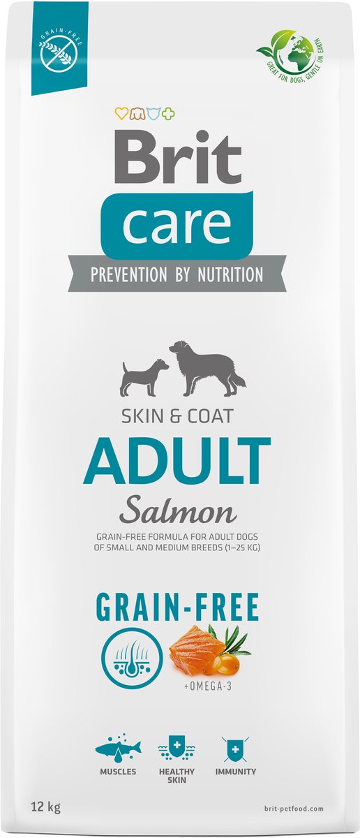Brit Care Dog Salmone adulto senza cereali 12 kg