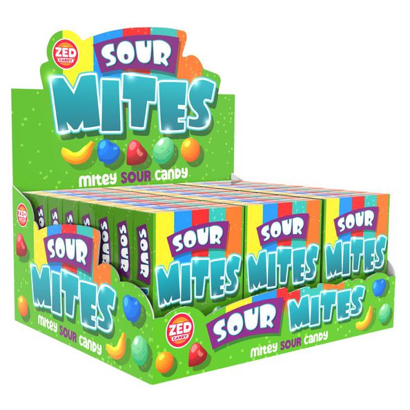 Zed candy mites sour theater box (12 stuks)