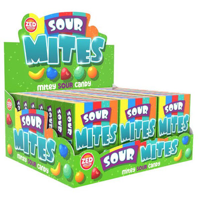 Zed candy mites sour pocket box (24 stuks)