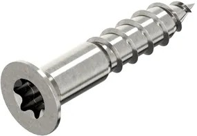 Spaanplaatschroef 5x50 t25 rvs a2 | 200 stuk stuks