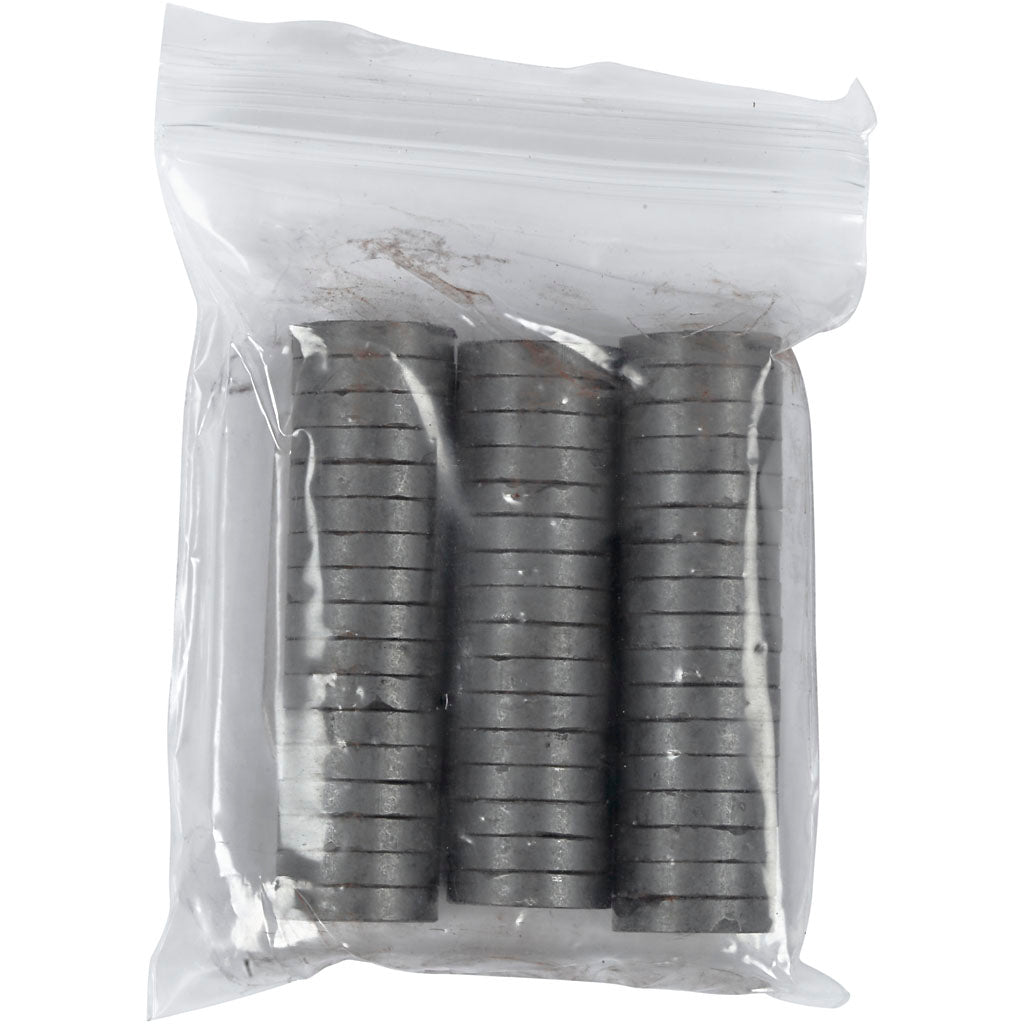 Creativ Company Magnet, D 14.5 mm, thickness 3 mm, 50 piece 1 box