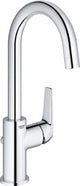 Rubinetto lavabo Grohe start flow - risparmio idrico - bocca girevole - con scarico - cromo