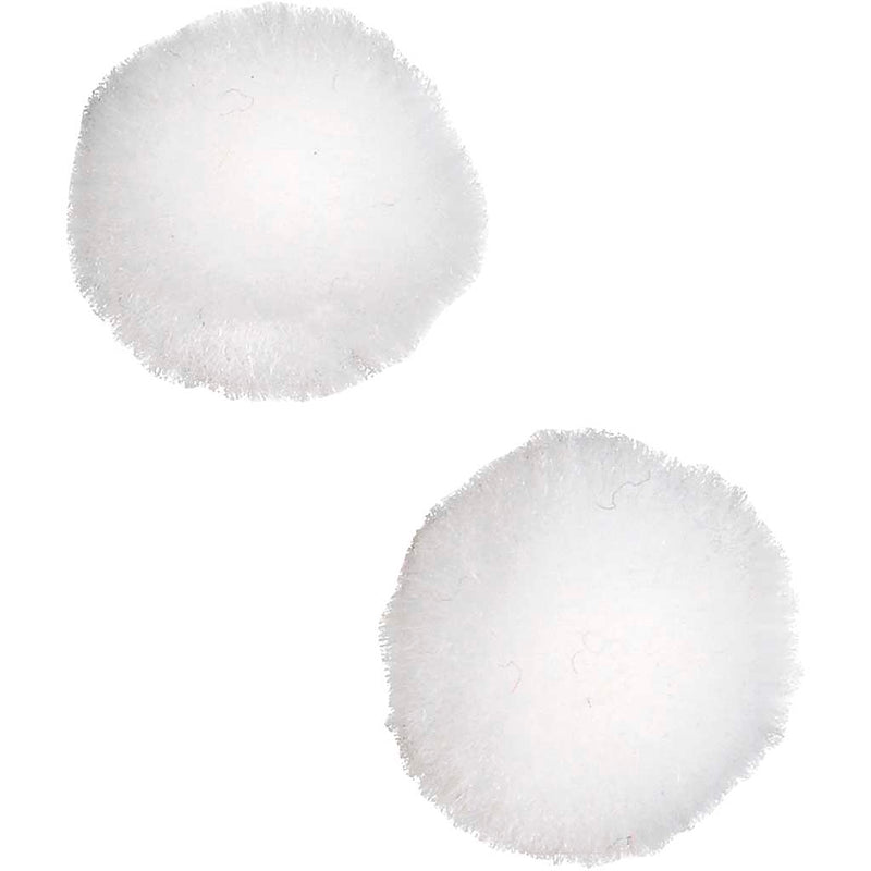 Pompon Creative Company, d 20 mm, bianco, 100 pezzi 1 scatola