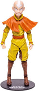 Mcfarlane giocattoli avatar: the last airbender action figure aang avatar state (etichetta oro) 18 cm
