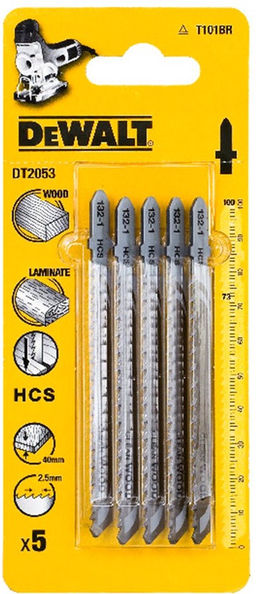 Dewalt dt2053-qz - brzeszczot para sierra de calar - alta precisión - hcs - 100 mm
