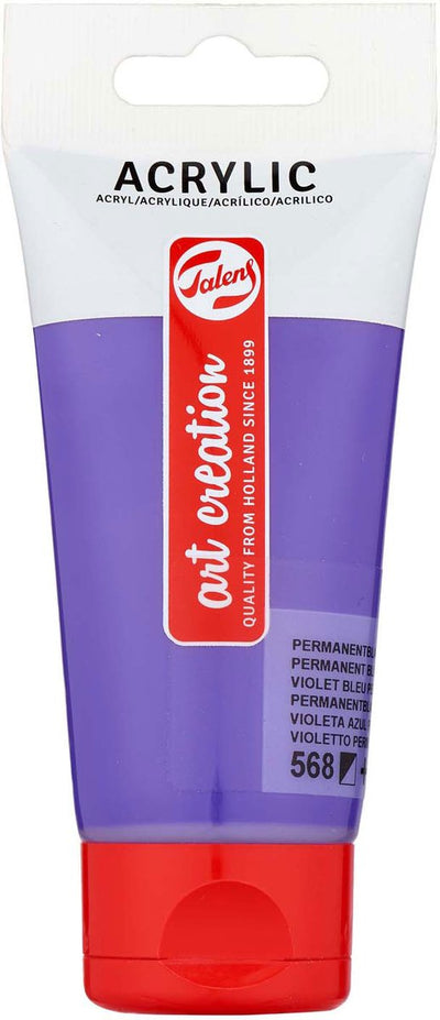 Creazione artistica Talens tubo di vernice acrilico 75 ml permanente blueviolt
