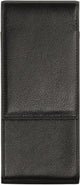 Estuche de cuero Lamy para 3 bolígrafos, granulado, negro
