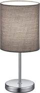 Rl vive tu luz reality jerry - lámpara de mesa - cromo - excl. 1x e14 4,9 w - interruptor de cable