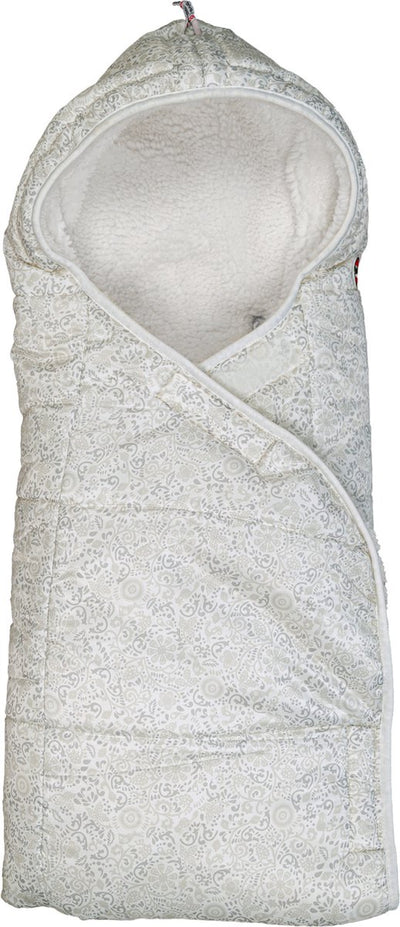 Lodger Wrapper - coperta avvolgente per seggiolino auto - bianco - 0-9 mesi - calda antivento - scialle per bambini
