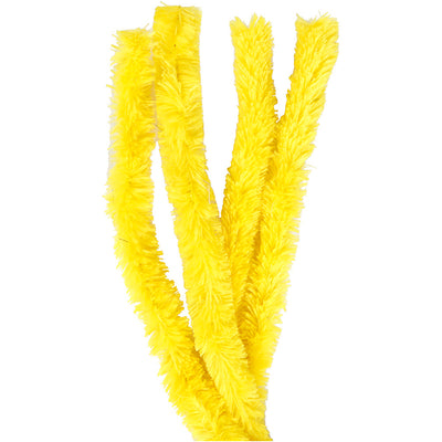 Creativ company chenilla, l: 40 cm, grosor 30 mm, amarillo, 4 piezas 1 caja