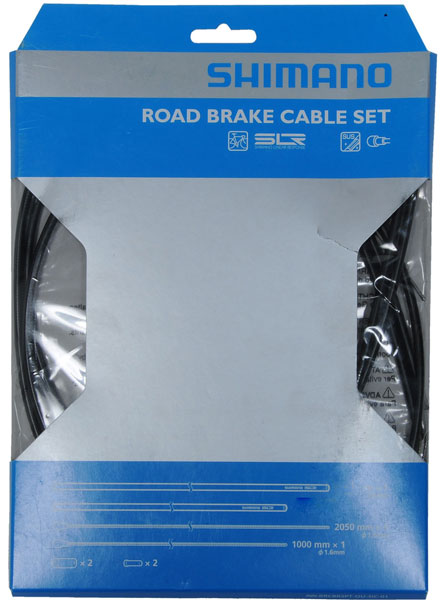Shimano road stainless steel brake cable set front rear