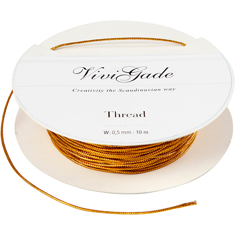 Filo Vivi Gade, spessore 0,5 mm, oro, 10 m 1 rotolo
