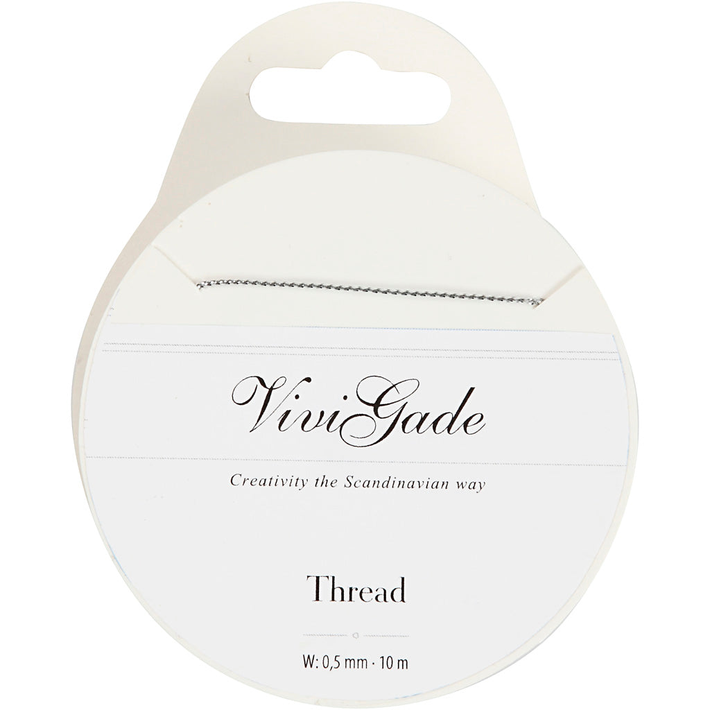 Vivi gade wire, thickness 0.5 mm, silver, 10 m 1 roll