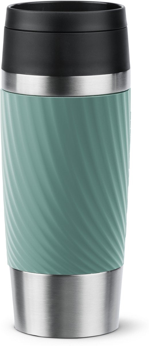 Tefal travel mug classic twist n2024310 - thermos bottle - 360 ml - green - insulating - leak-proof