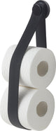 Tiger urban - hangende reserverolhouder - wc rolhouder - toiletrolhouder - zonder boren - wandmontage - boren of lijmen - zwart