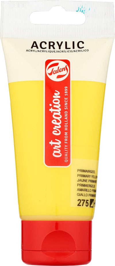 Creazione artistica Talens Tubo di vernice acrilico 75 ml Giallo primario 275