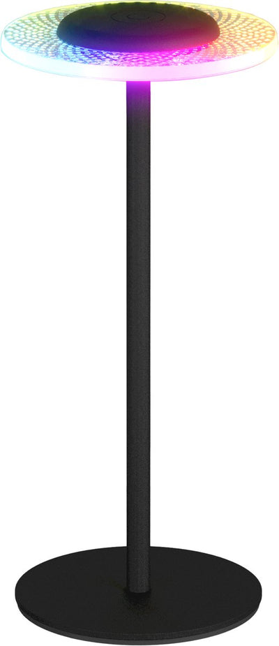 Lampada da tavolo Eglo trepella - ricaricabile (fino a 100 ore di luce) - 29 cm - nera - luce bianca calda e RGB - wireless - dimmerabile