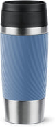 Tazza da viaggio Tefal Classic Twist - bottiglia thermos - 0,36 l - blu - compatta - a tenuta stagna - adatta per il caffè